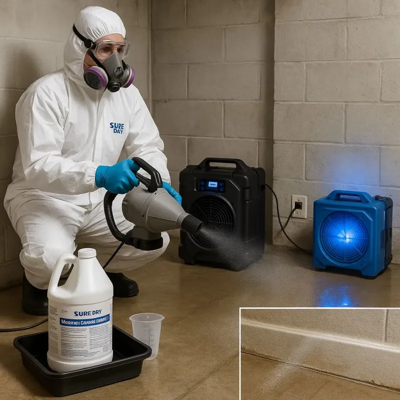Sanitization and Odor Removal process in Newtown, CT