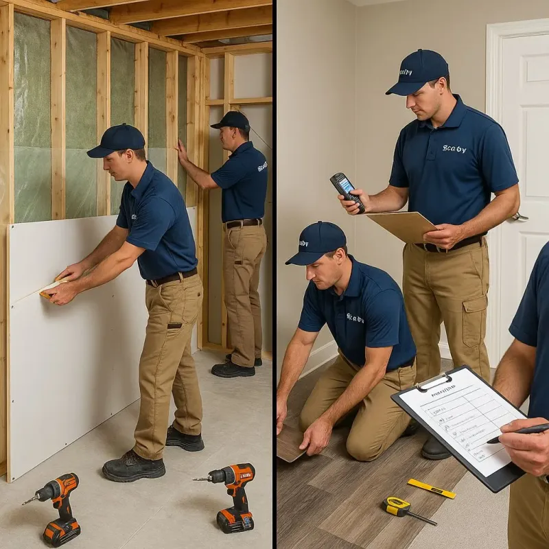 Repairs and Reconstruction process in Newtown, CT