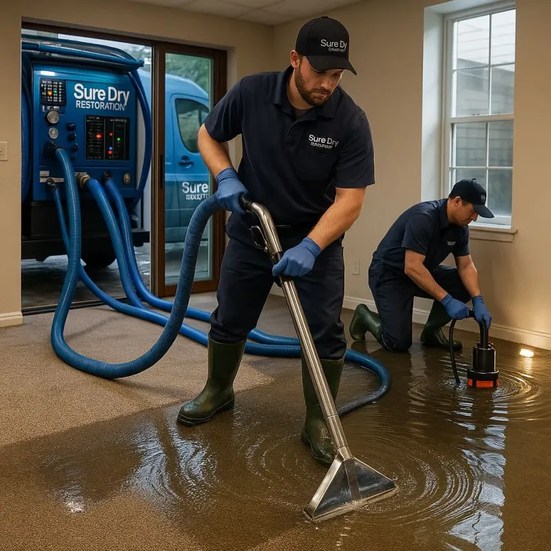 Water Extraction and Removal process in Newtown, CT